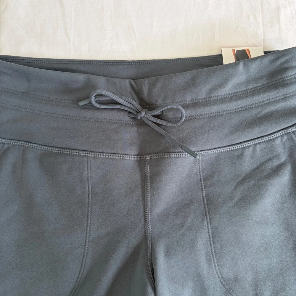 Mondetta High Rise Straight Leg Pants‎ Gray Recycled Polyester Spandex Medium
